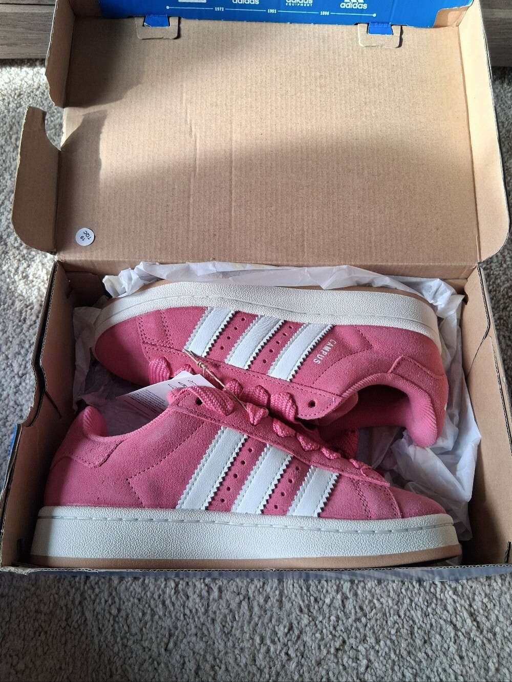 Adidas Campus 00s Pink Fusion White Gum Womens #290 Sz 5